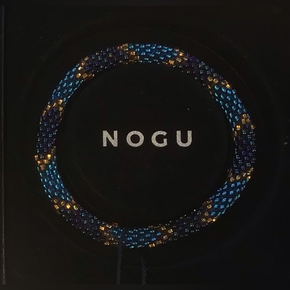 💙🩵💛 NOGU Himalayan Blue & Gold Bracelet 💛🩵💙
